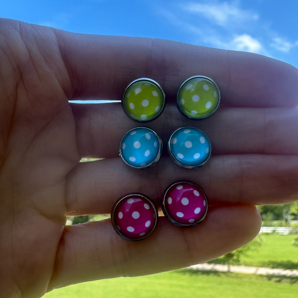 Pickleball Stud Earrings