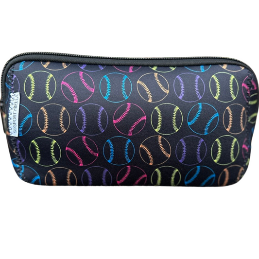 Softball Cosmetic Bag