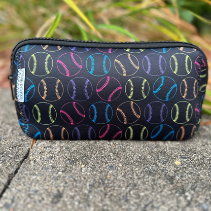 Softball Cosmetic Bag