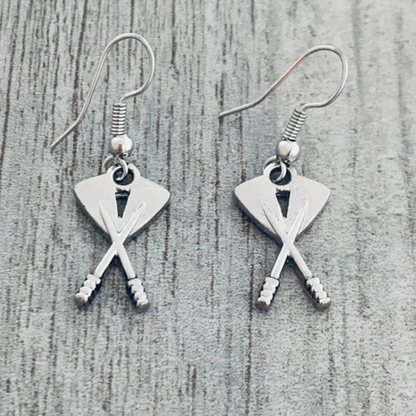 Crew Rowing Dangle Earrings