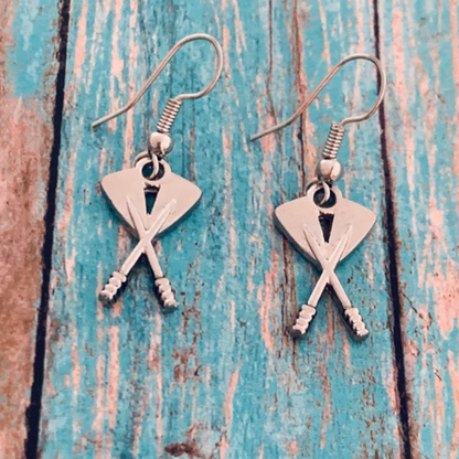 Crew Rowing Dangle Earrings