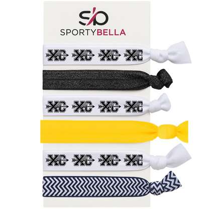Cross Country Hair Ties- Pick Color