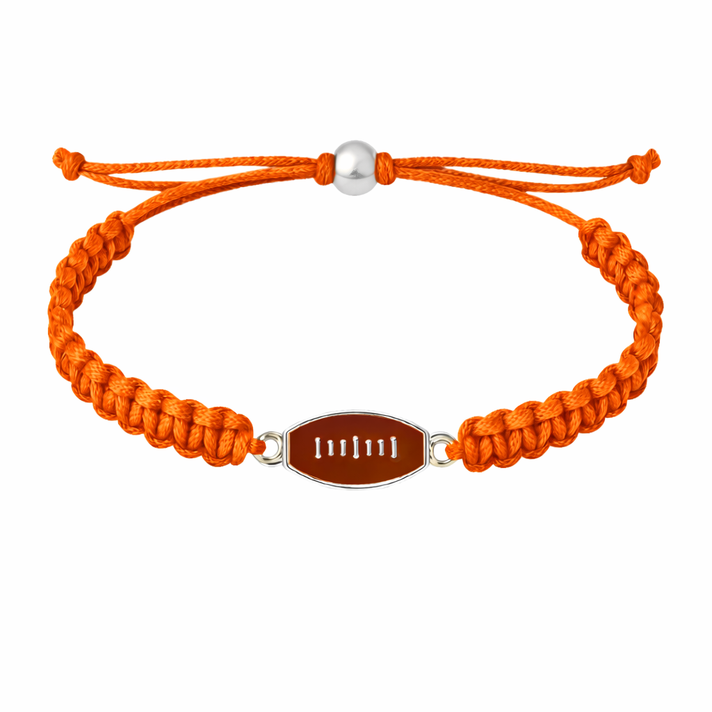 Football Enamel Rope Bracelet - Pick Color