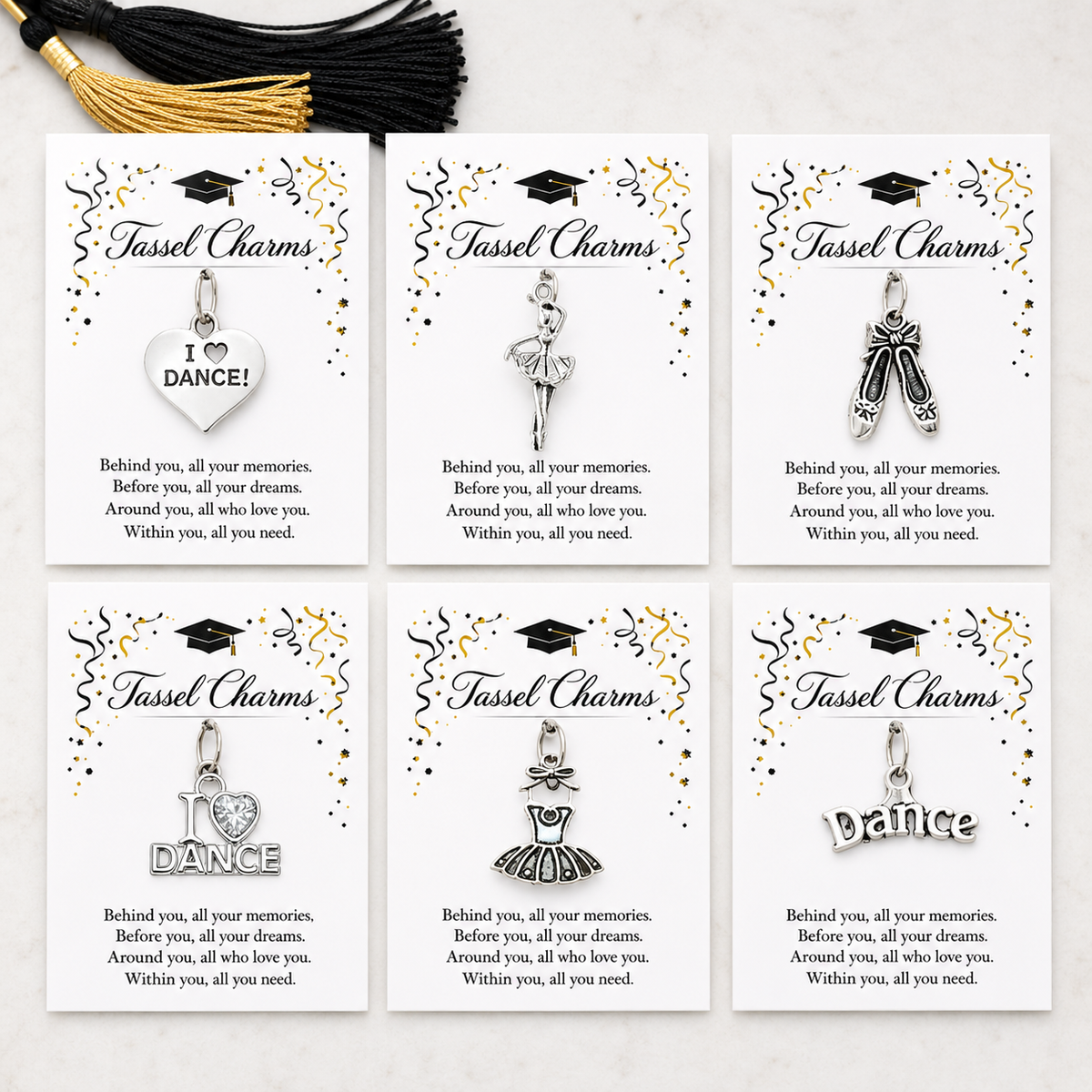 Dance Graduation Tassel Charm