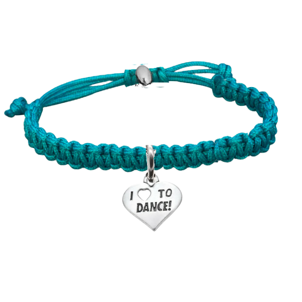 Love to Dance Adjustable Rope Bracelet