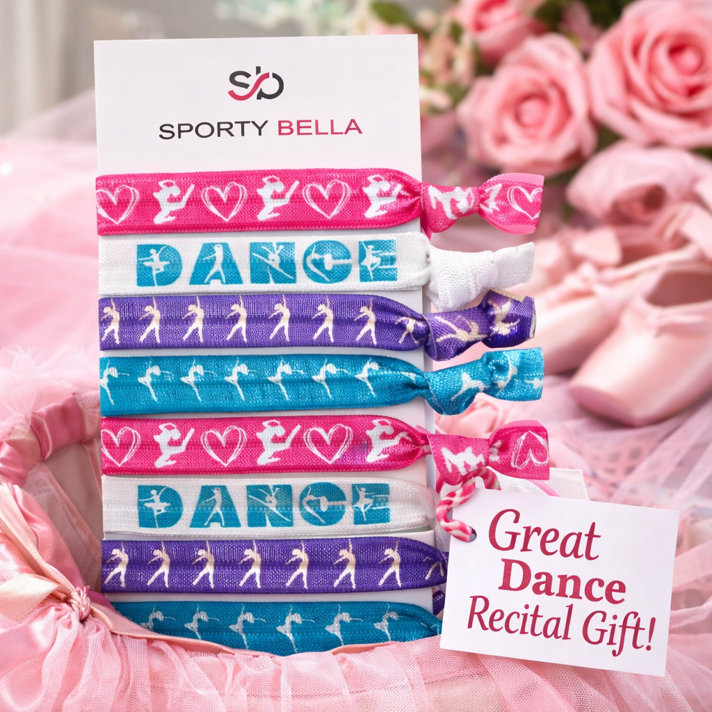 Girls Pastel Dance Hair Ties Set