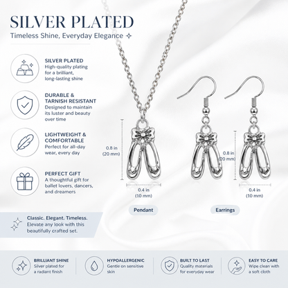 Ballet Slipper Jewelry Gift Set