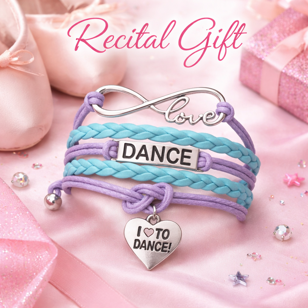 Dance Bracelets-  Pick Colors & Charms