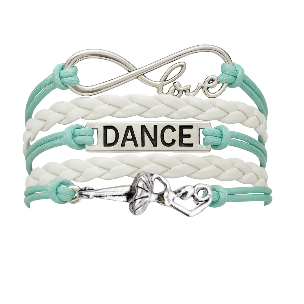 Girls Dance Infinity Bracelet - Choose Colors