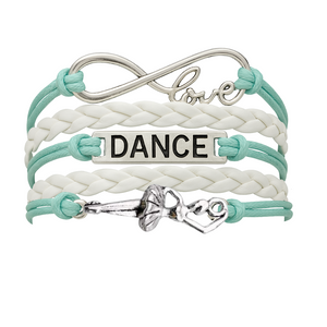 Girls Dance Infinity Bracelet - Choose Colors