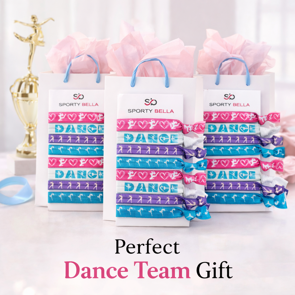 Girls Pastel Dance Hair Ties Set