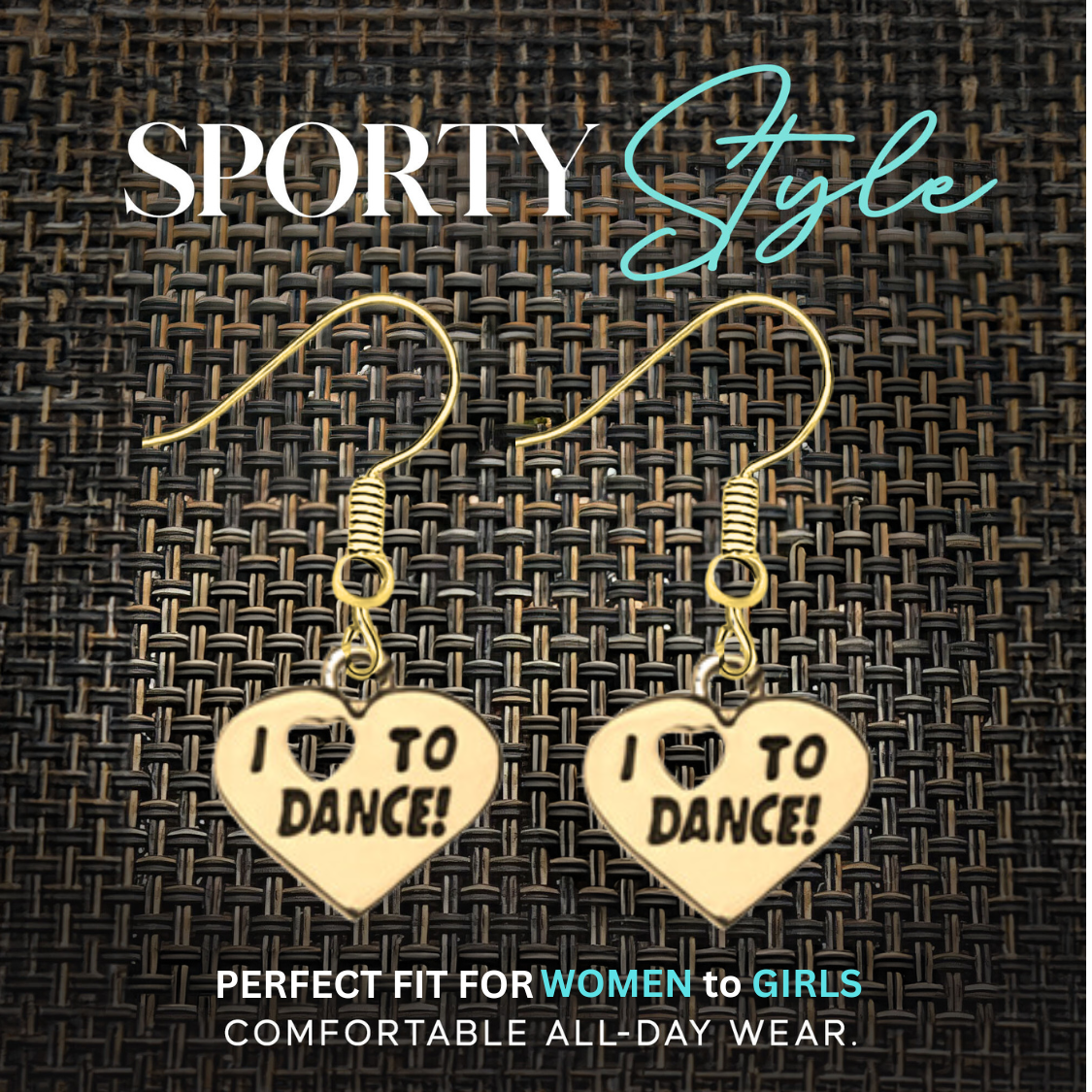 Love to Dance Earrings- Pick Color