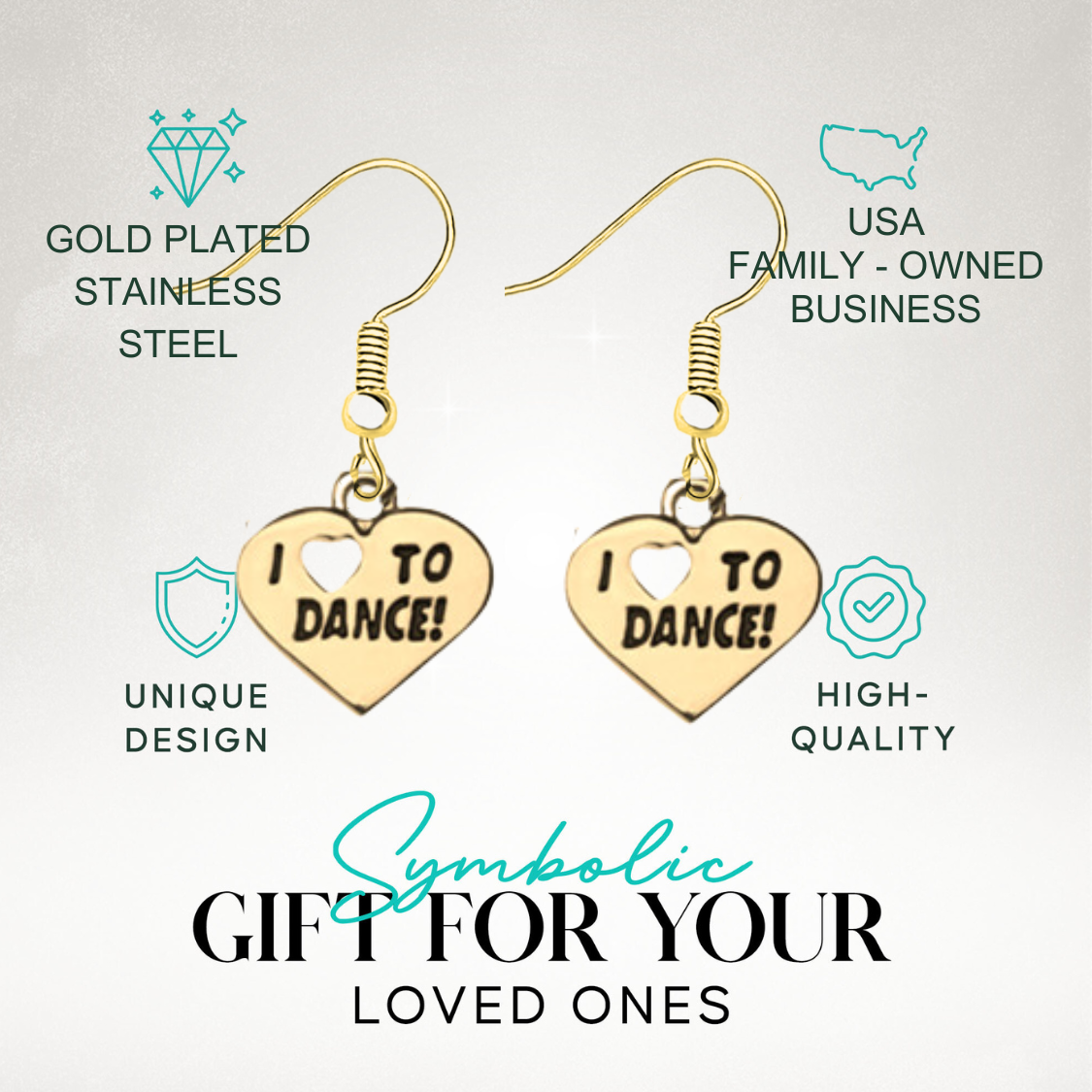 Love to Dance Earrings- Pick Color