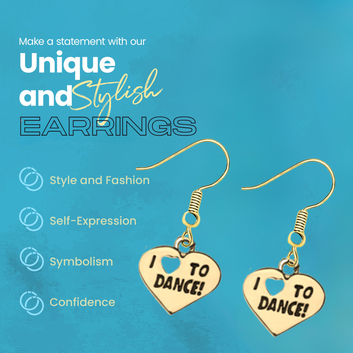 Love to Dance Earrings- Pick Color