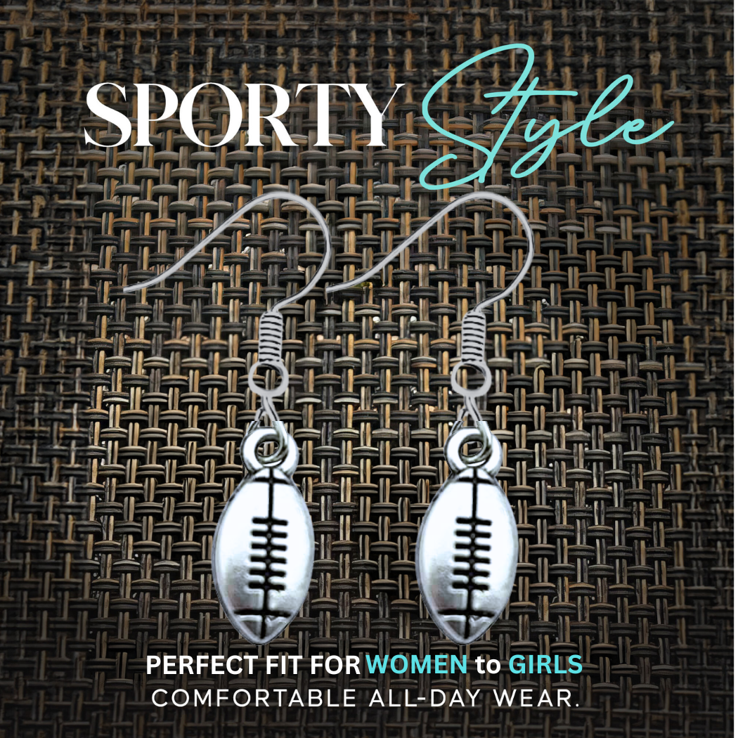 Football Earrings