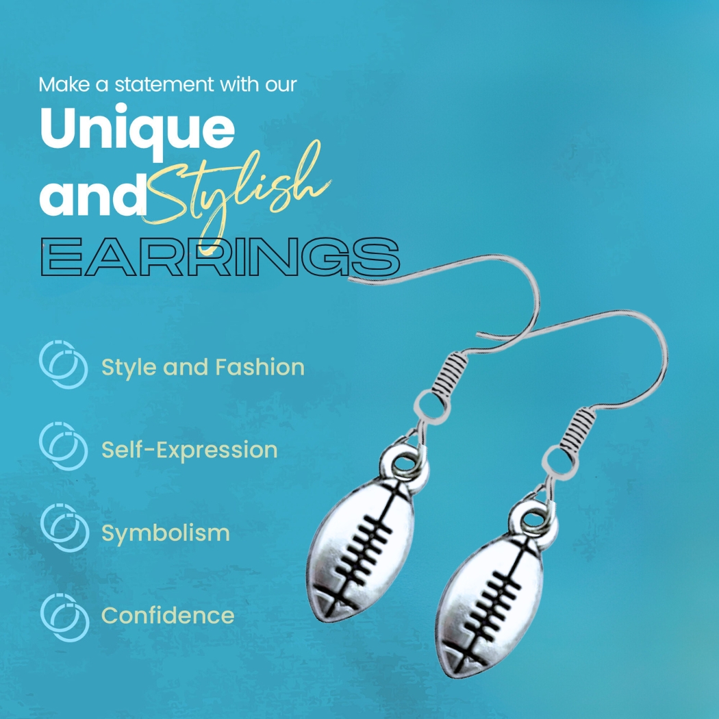 Football Earrings