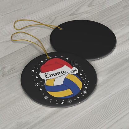 Personalized Volleyball Christmas Ornament, 2025 Personalized Gift Ornament For Volleyball Players, Funny Ornament for Men and Women
