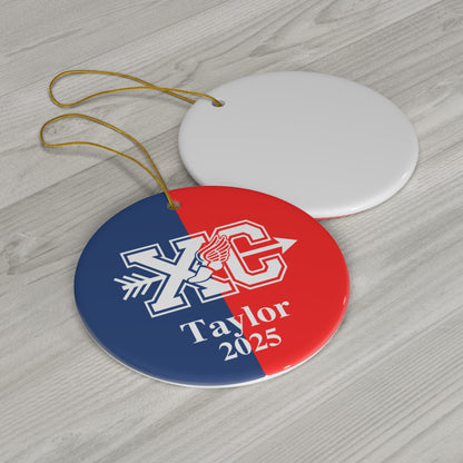 Personalized Runner Christmas Ornament