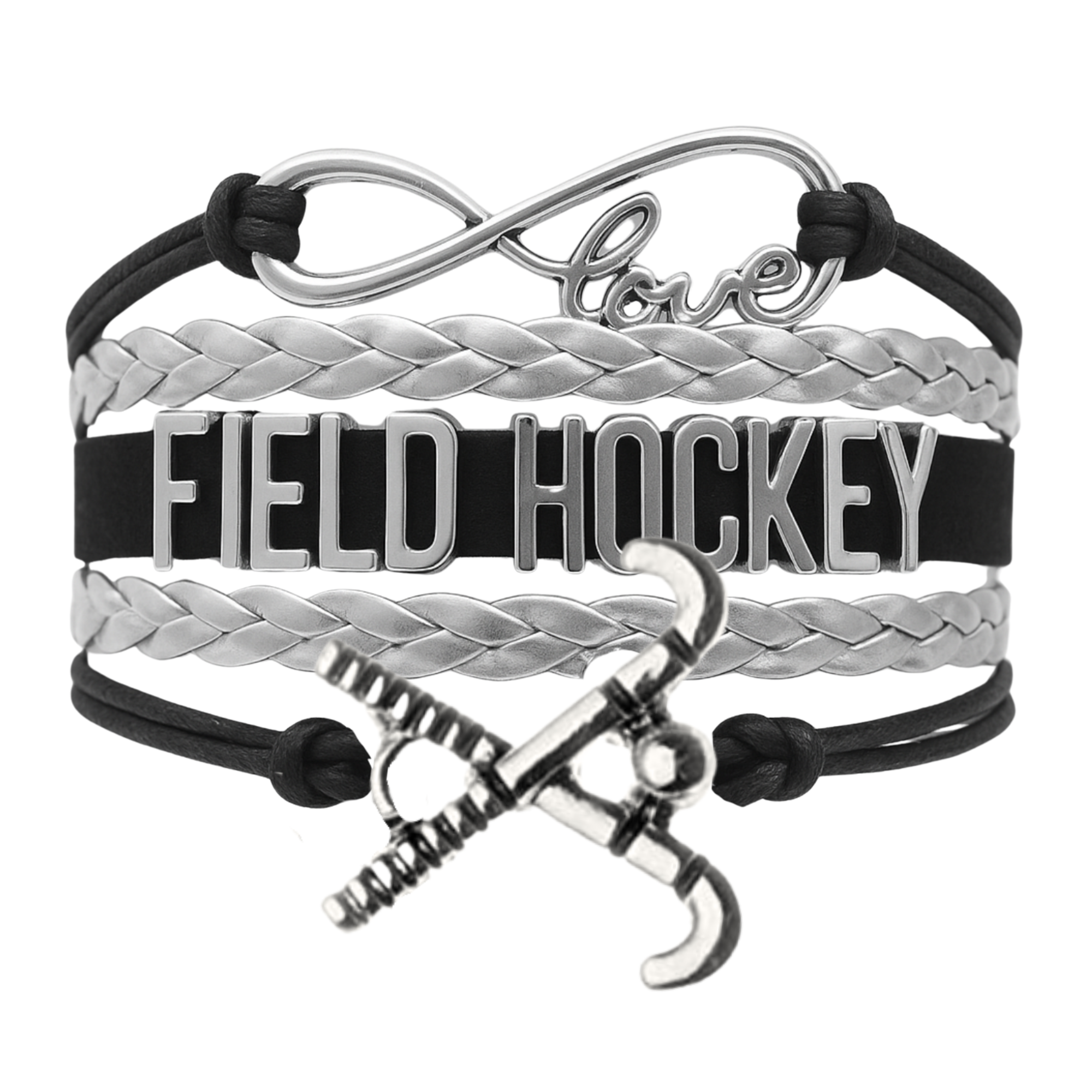 Field Hockey Infinity Bracelet-Pick Color