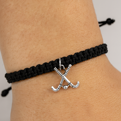 Field Hockey Rope Bracelet - Pick Color