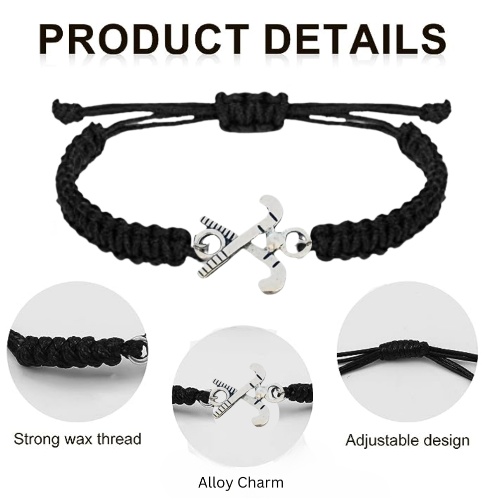 Field Hockey Adjustable Bracelet - Pick Color