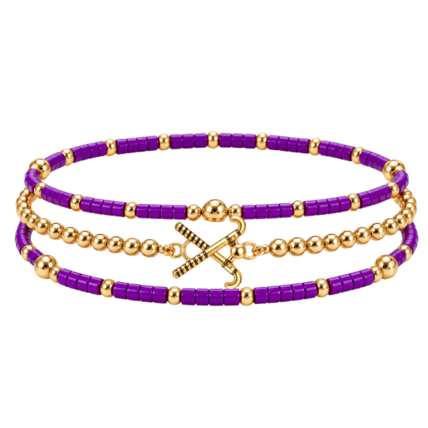 Field Hockey Game Day Bracelet Stack