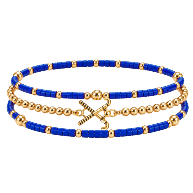 Field Hockey Game Day Bracelet Stack