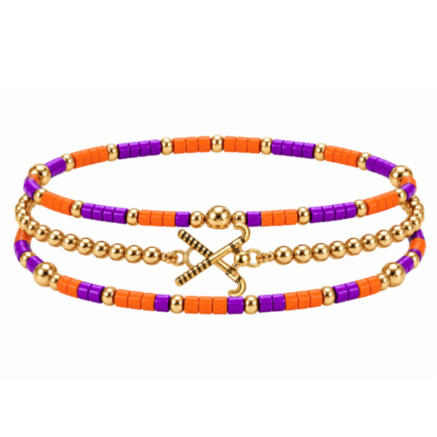 Field Hockey Game Day Bracelet Stack