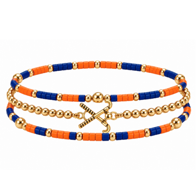Field Hockey Game Day Bracelet Stack