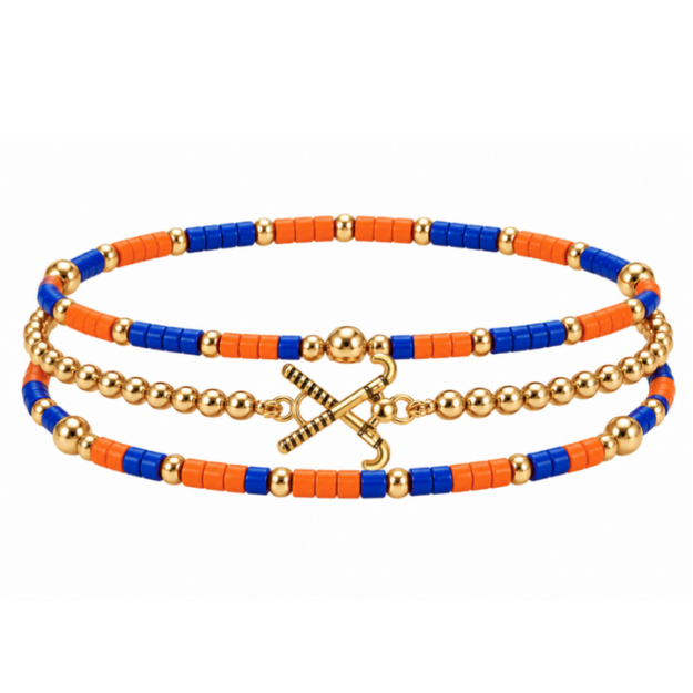 Field Hockey Game Day Bracelet Stack