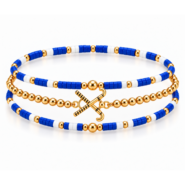 Field Hockey Game Day Bracelet Stack