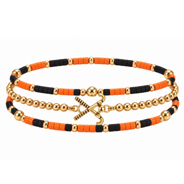 Field Hockey Game Day Bracelet Stack