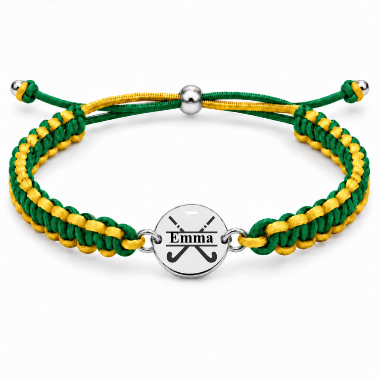 Personalized Multi Color Field Hockey Bracelet