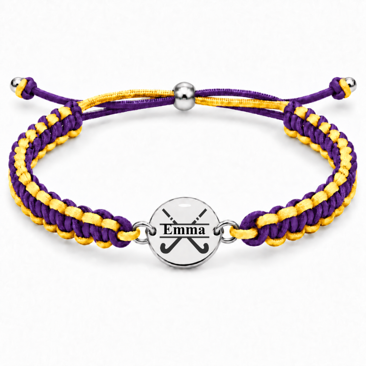 Personalized Multi Color Field Hockey Bracelet