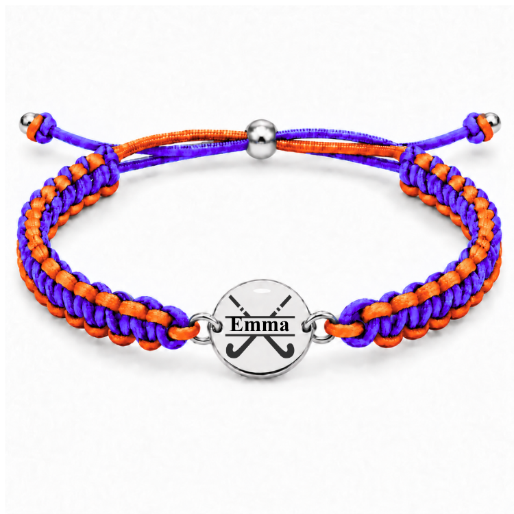 Personalized Multi Color Field Hockey Bracelet