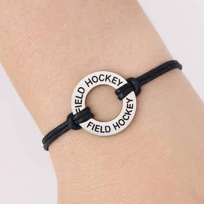Field Hockey Wrap Bracelet