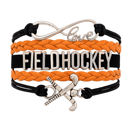 Field Hockey Infinity Bracelet-Pick Color