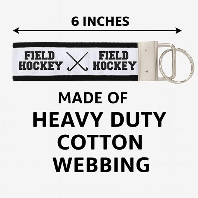 Field Hockey Fob Keychain