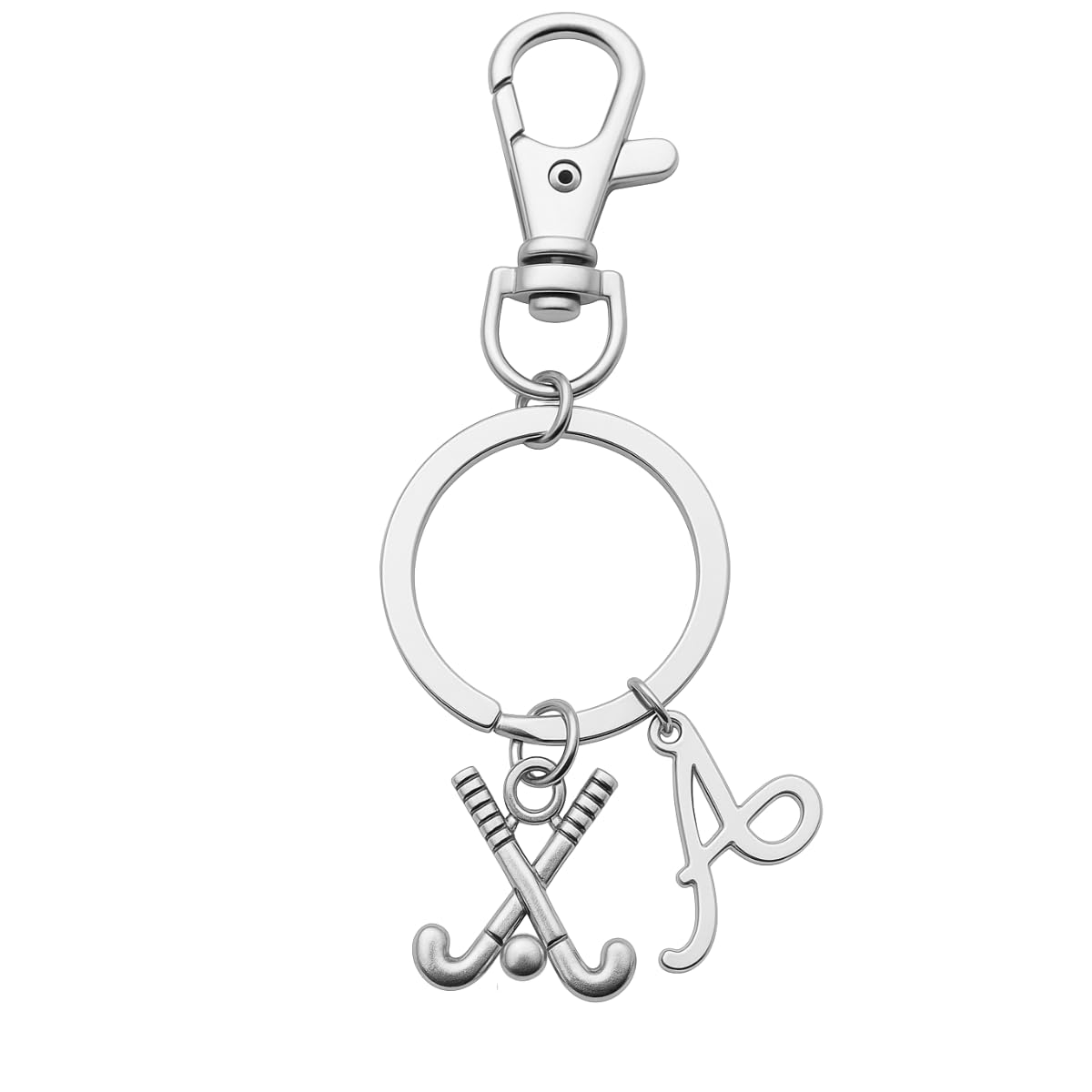 Personalized Field Hockey Keychain & Bag Charm