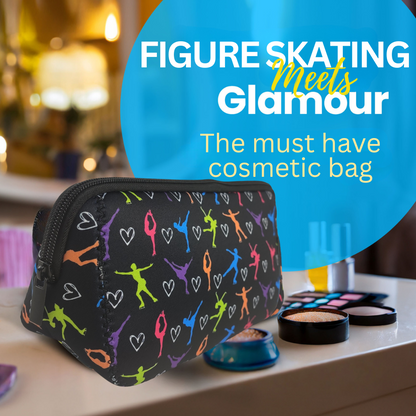 Figure Skating Cosmetic Bag