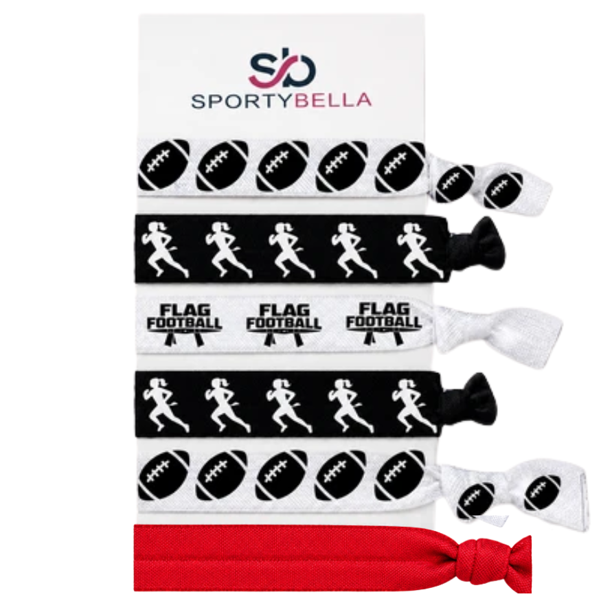 Flag Football Hair Ties- Pick Color