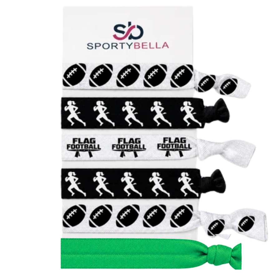 Flag Football Hair Ties- Pick Color