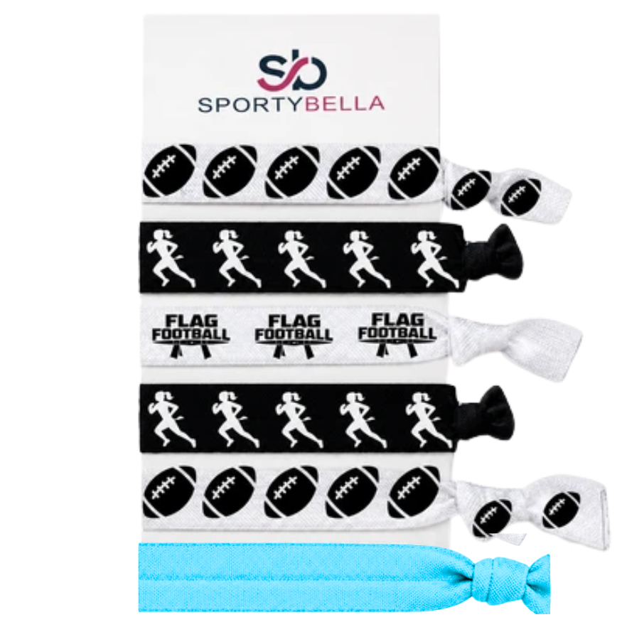 Flag Football Hair Ties- Pick Color