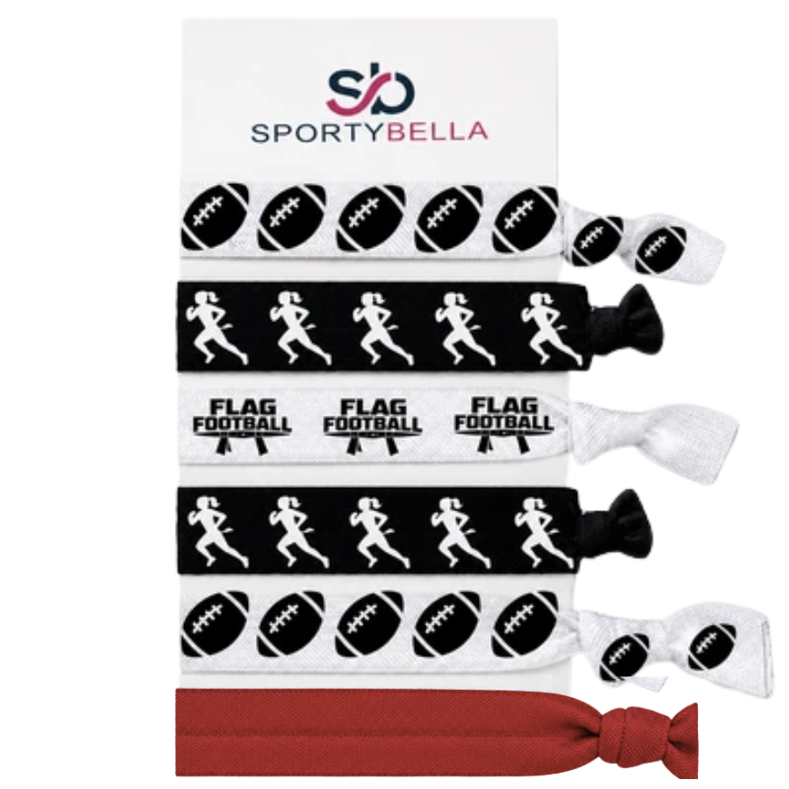 Flag Football Hair Ties- Pick Color