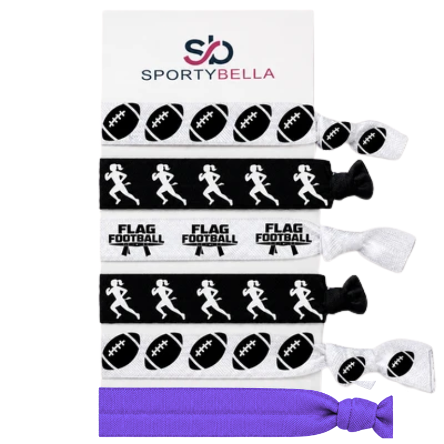 Flag Football Hair Ties- Pick Color