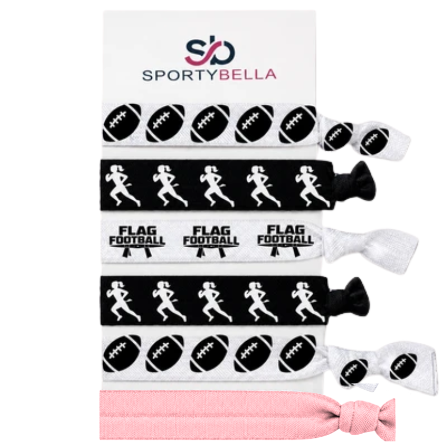 Flag Football Hair Ties- Pick Color