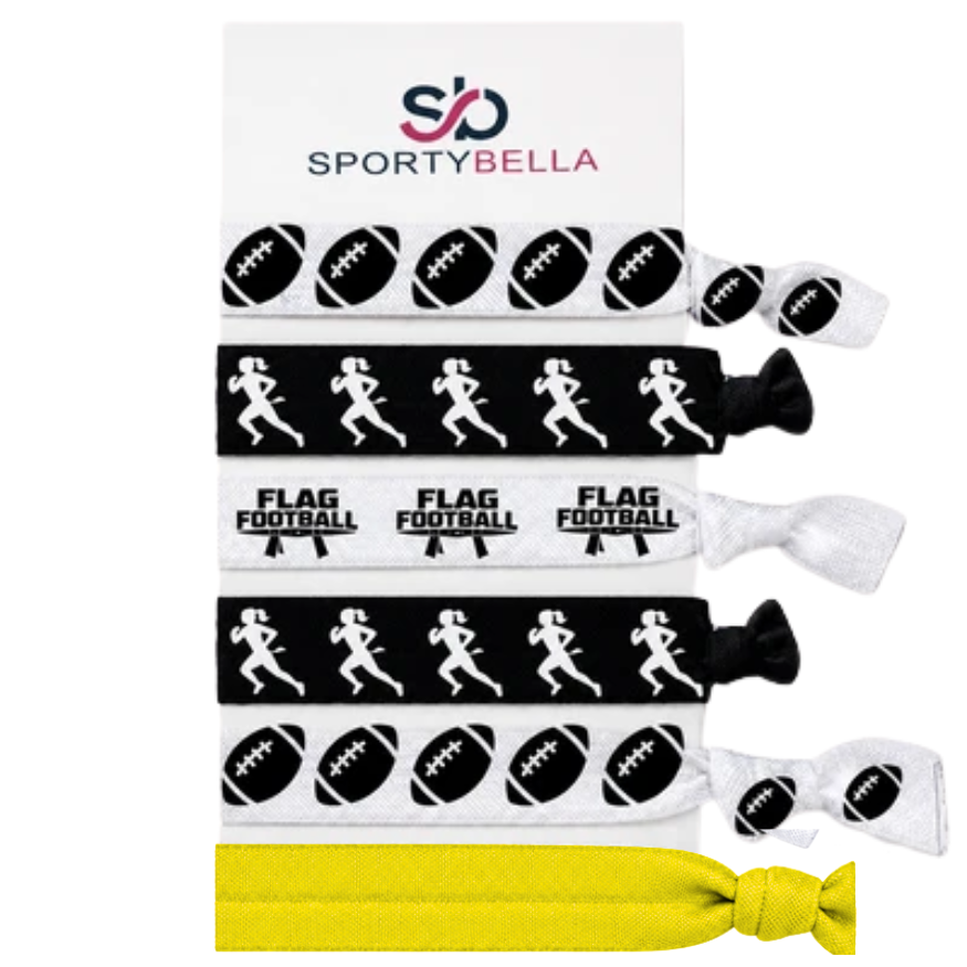 Flag Football Hair Ties- Pick Color