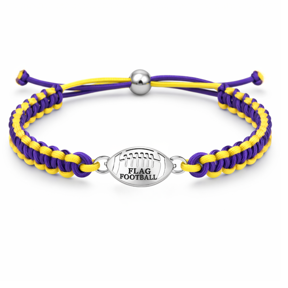 Flag Football Multi Rope Bracelet