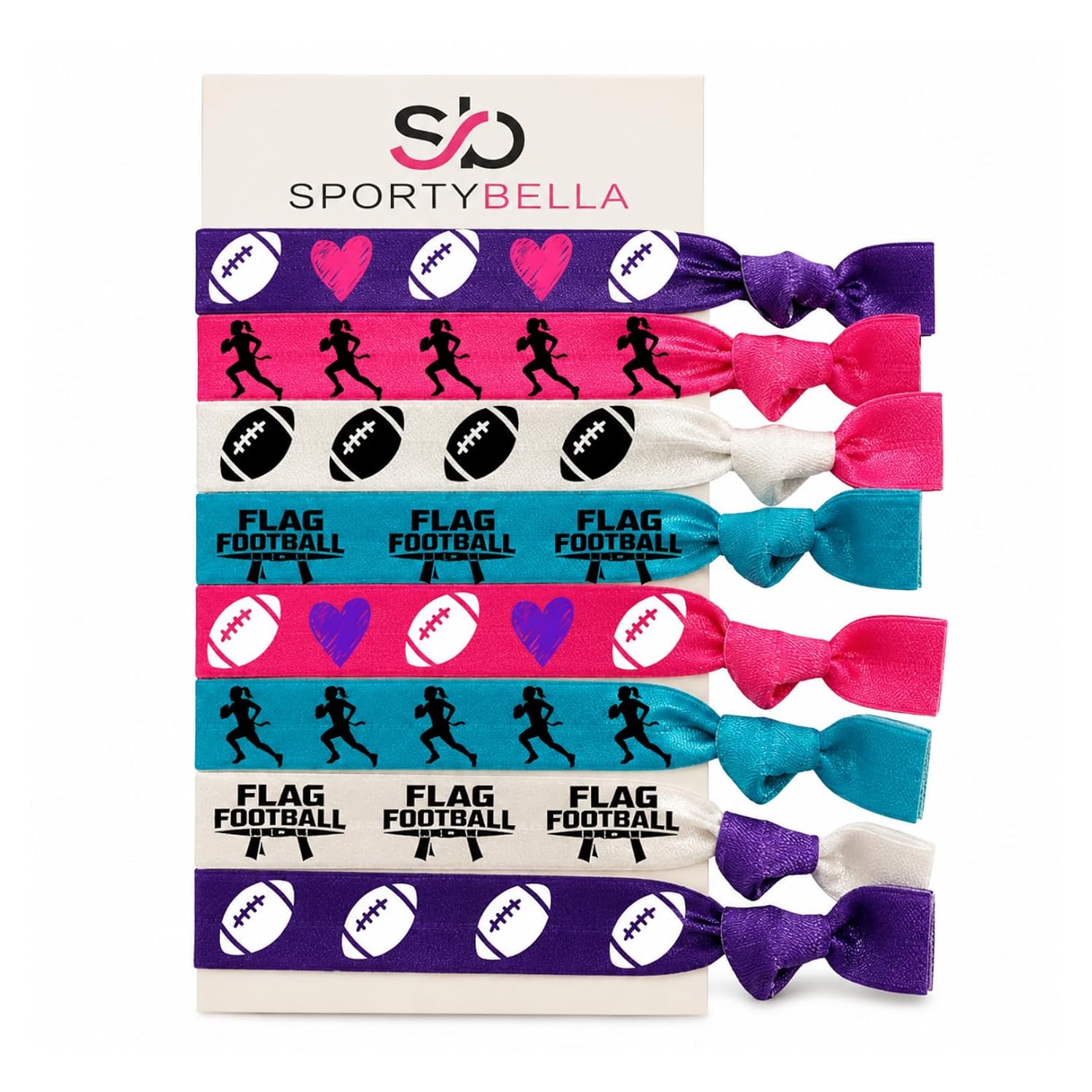 Flag Football Hair Ties