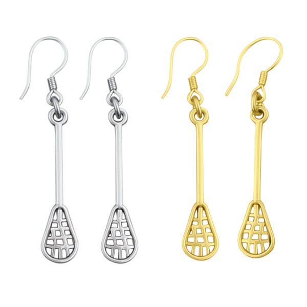 Girls Lacrosse Stick Earrings